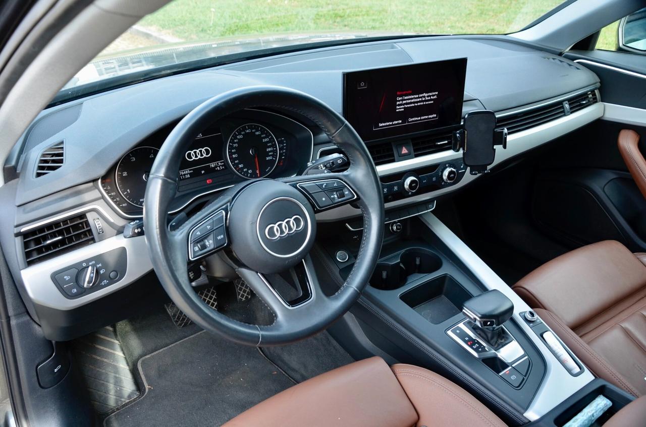 AUDI A4 AVANT 35 2.0 TDI MHEV S-LINE EXT 163cv S-TRONIC, EURO 6D, FARI LED, PELLE, PERMUTE