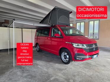 Volkswagen California OCEAN 4motion 4x4 DSG gancio led uniprop italiano