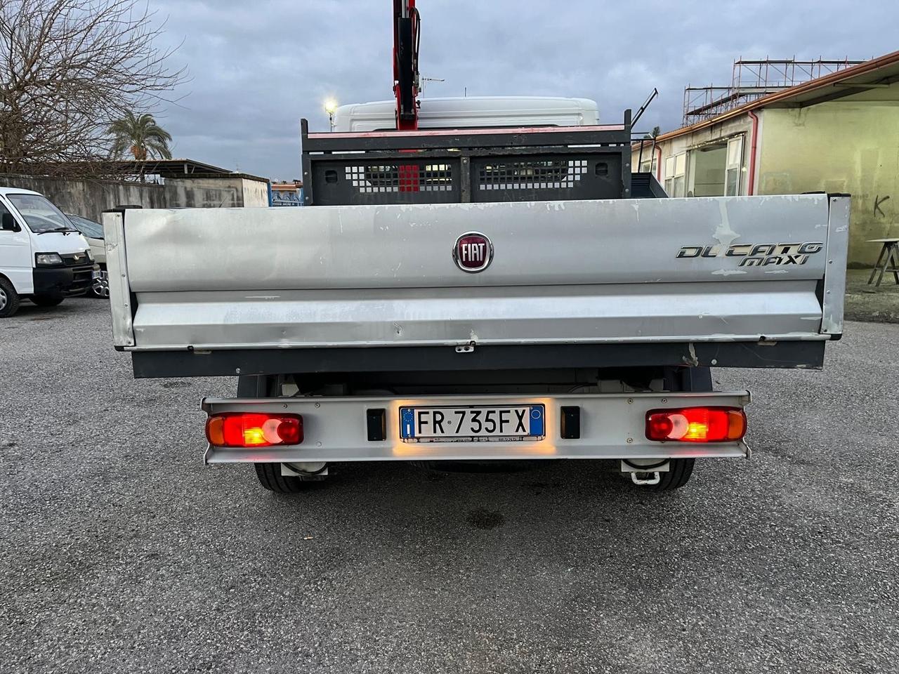 Fiat ducato max 23 -7 posti cassone F. Gru Fassi-2018