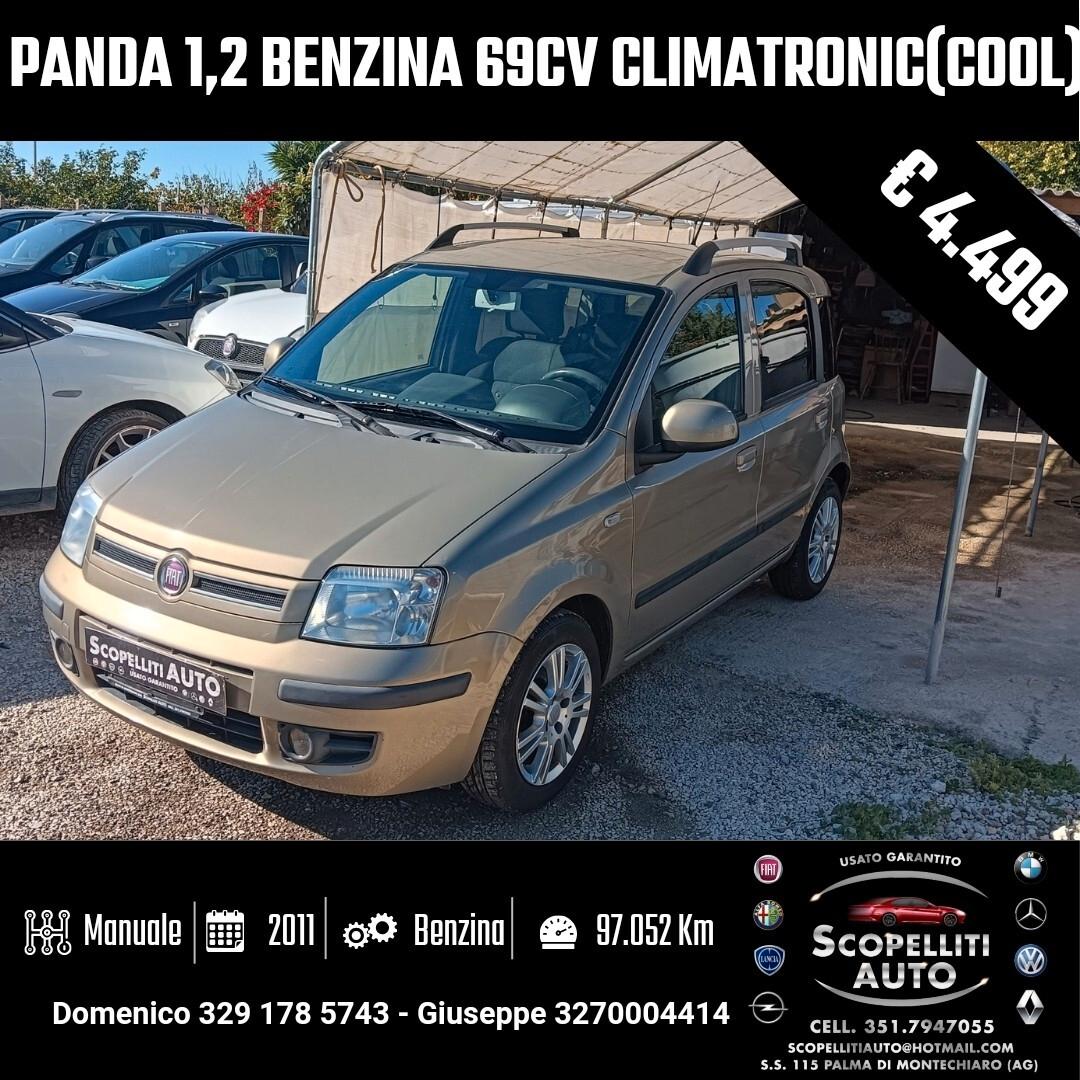 Fiat Panda 1,2 8v 69cv (Cool)(Clima)