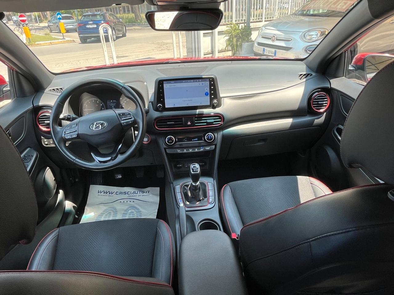 Hyundai Kona 1.0 T-GDI 120 CV UNICO PROPRIETARIO KM CERTIFICATI 2017