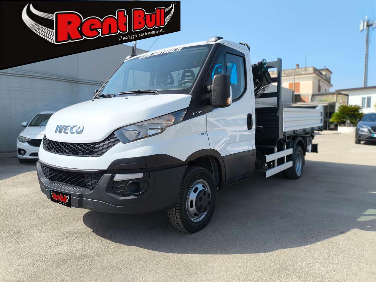 IVECO DAILY 3000 CC. 150 CV. CON GRU E RIBALTABILE NUOVO RIF:3325
