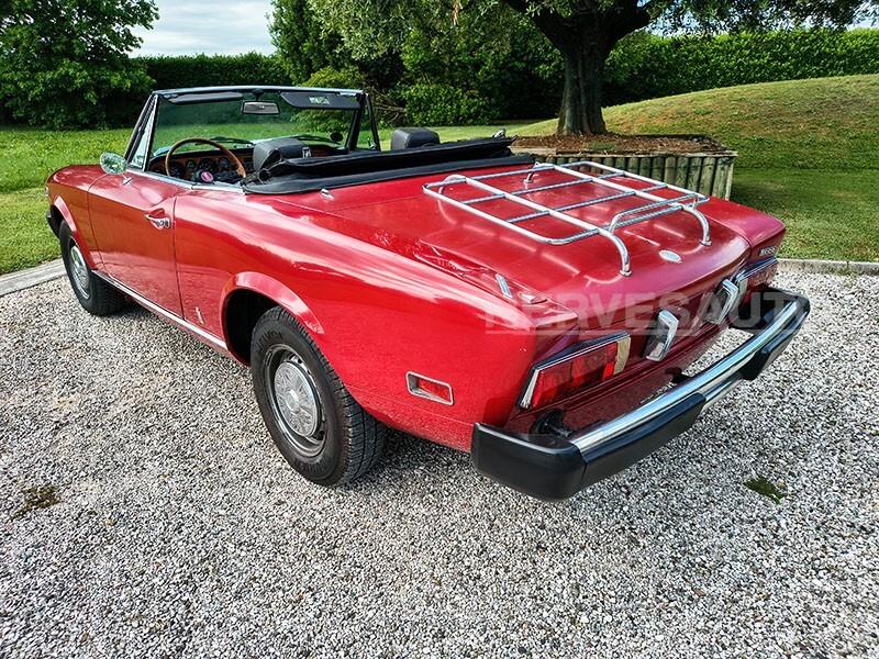 Fiat 124 Spider 1800 – Rossa Interni Neri CRS Anno 1975