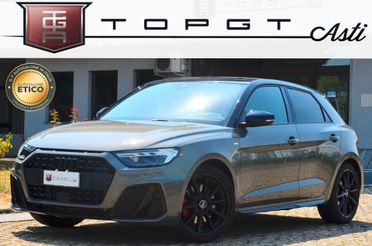 AUDI A1 SPORTBACK 1.5 TFSI 150cv S-TRONIC IDENTITY BLACK S-LINE INT-EXT, UNICOPROPRIETARIO, EURO 6D, UFF ITALIANA, SERVICE AUDI, FULL LED, RETROCAMERA, PERMUTE