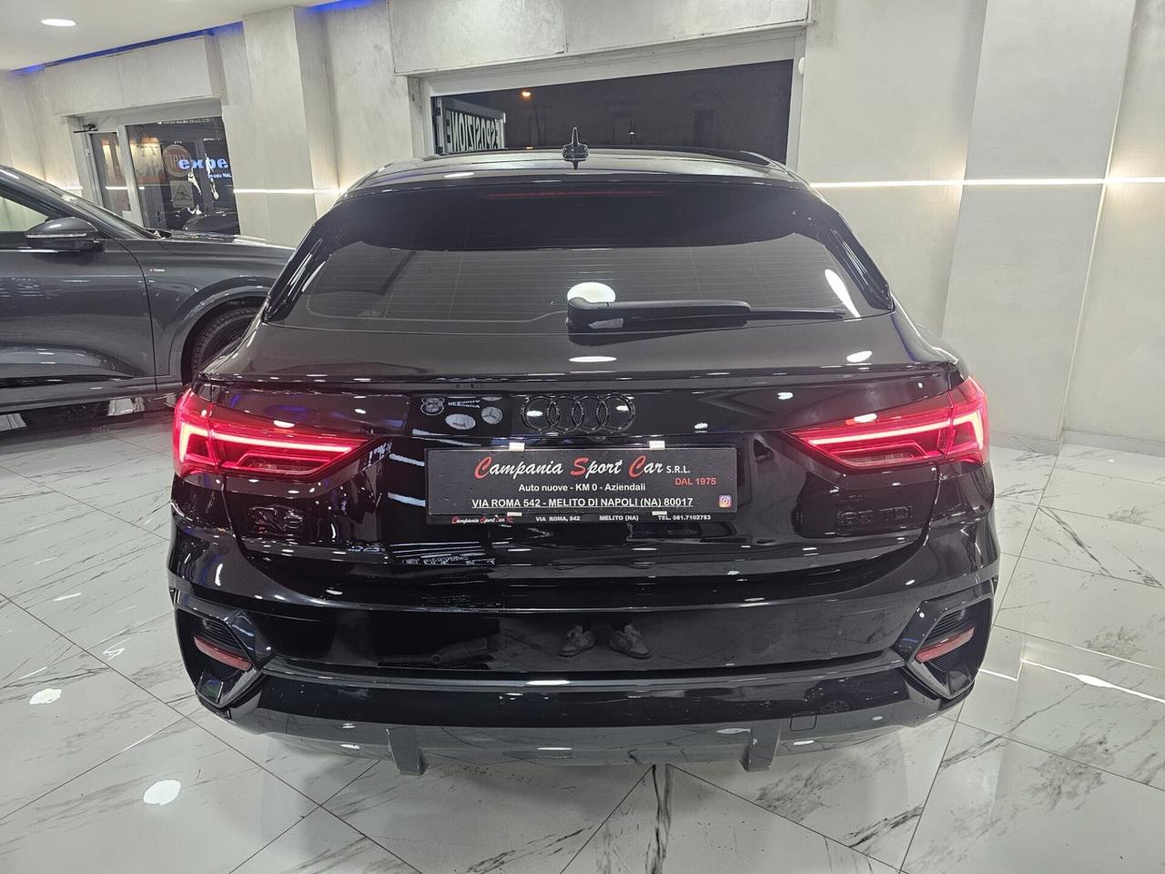 NUOVA AUDI Q3 SPORTBACK S-LINE EDITION 35 TDI 150CV S-TRONIC IDENTITY BLACK