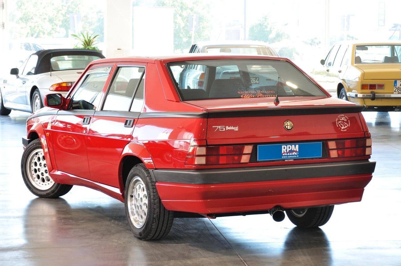 Alfa Romeo 75 2.0i Twin Spark A.S.N. ASI con CRS e RIAR