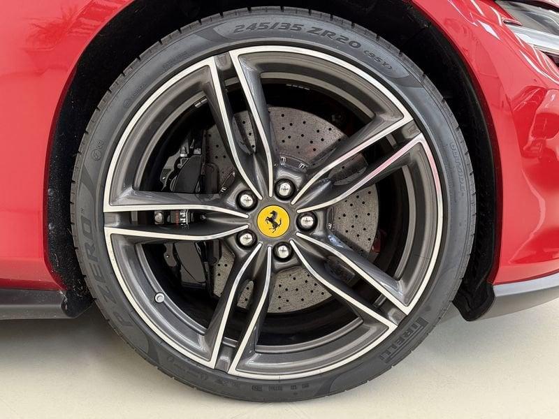 Ferrari Roma Spider - Rosso Imola - cuciture Rosso