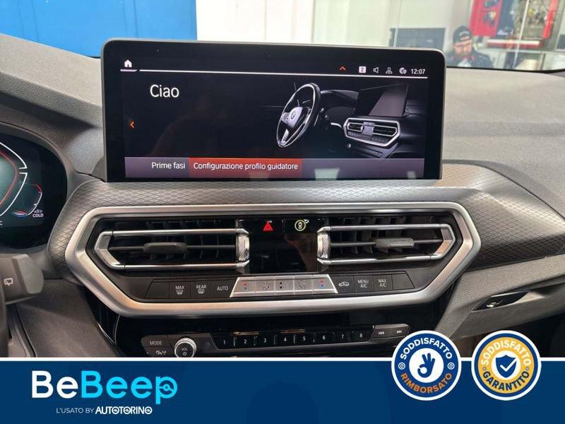 BMW X3 XDRIVE20D MHEV 48V MSPORT AUTO