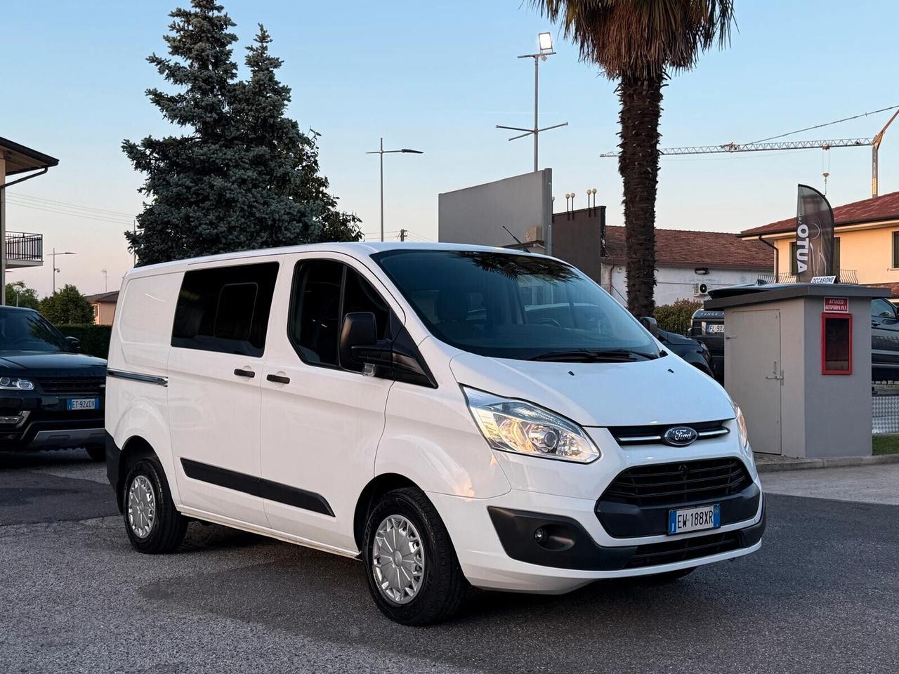 ford transit CUSTOM VAN 6 POSTI AUTOCARRO DOPPIA CABINA