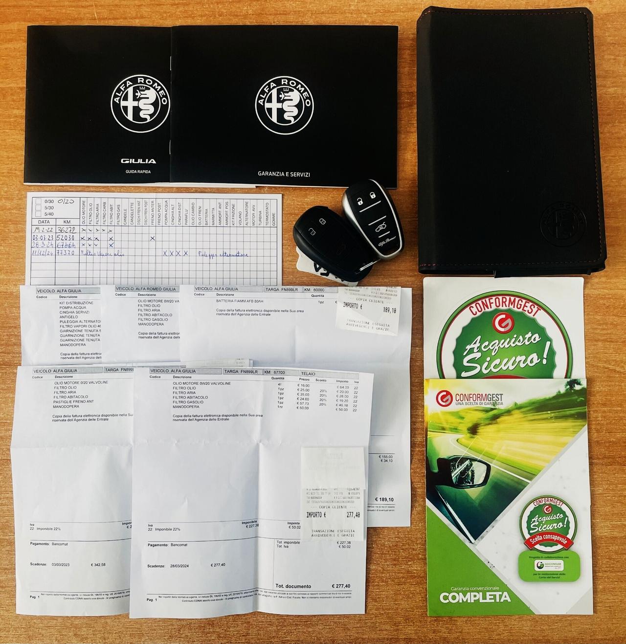 Alfa Romeo Giulia 2.2 Turbodiesel 150 CV AT8 Business