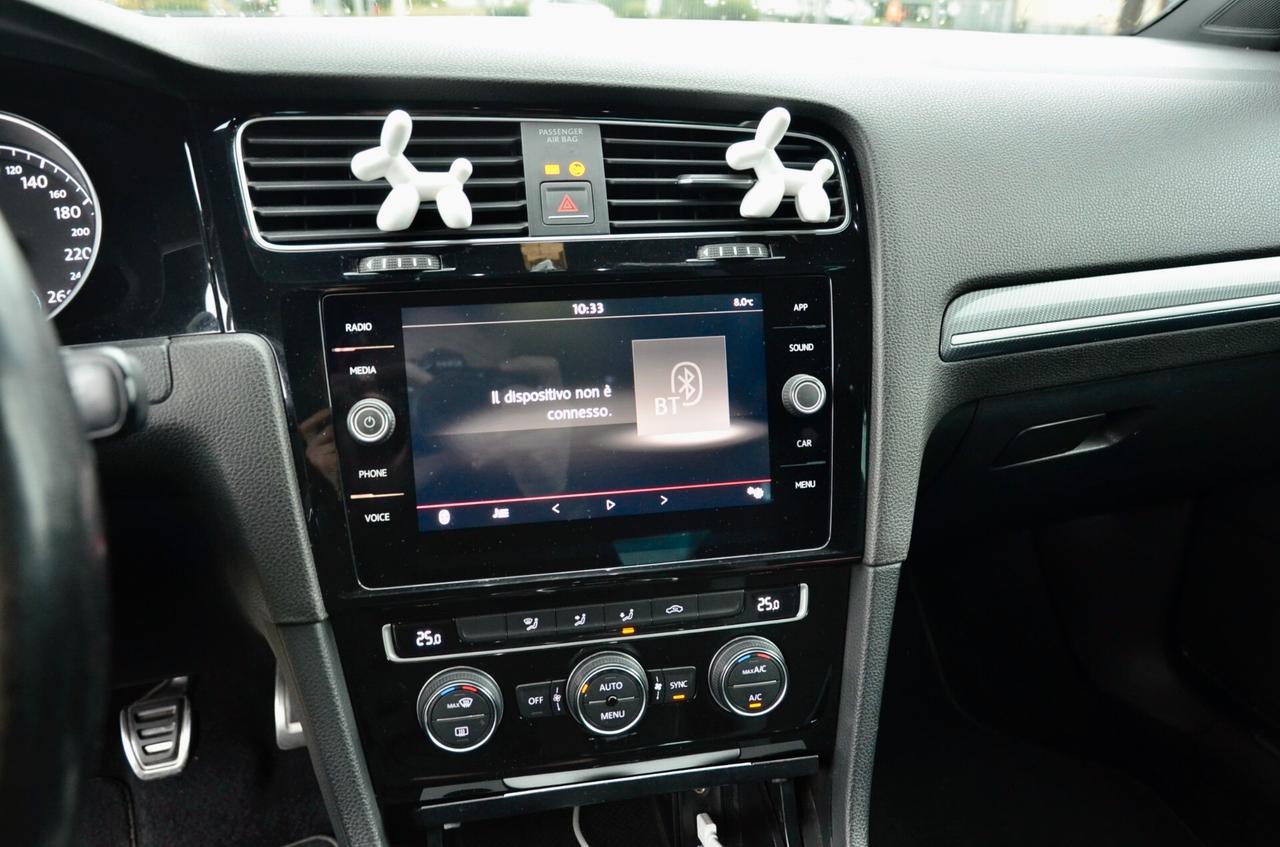 VW GOLF 5p 2.0 R-LINE SPORT EDITION 150cv, UFF ITALIANA, SERVICE DIMOSTRABILI, FULL LED, LUCI LED AMBIENTE, PERMUTE