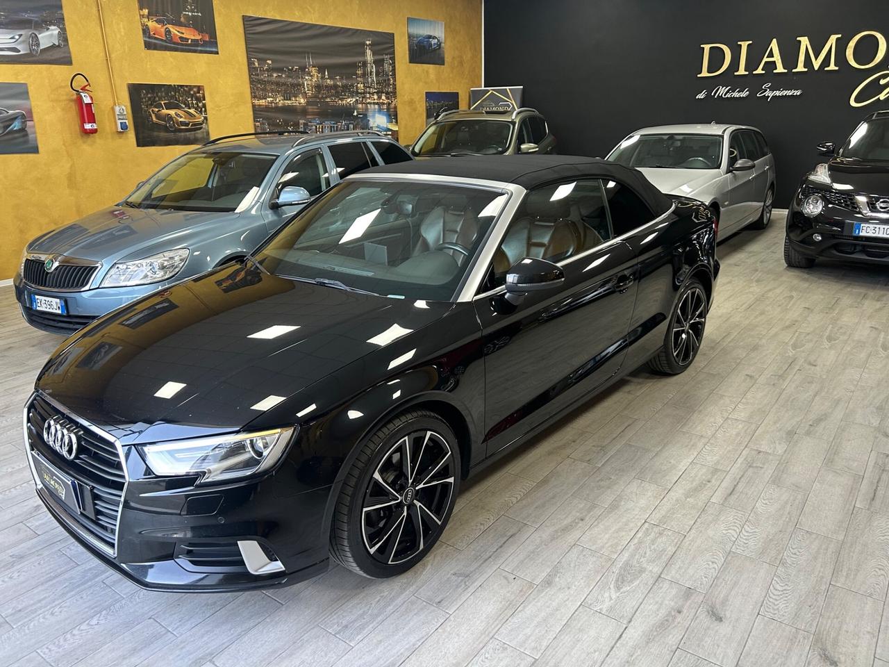AUDI A3 CABRIO 1.6 Tdi 110 cv “NAVI/PELLE/18”-2016