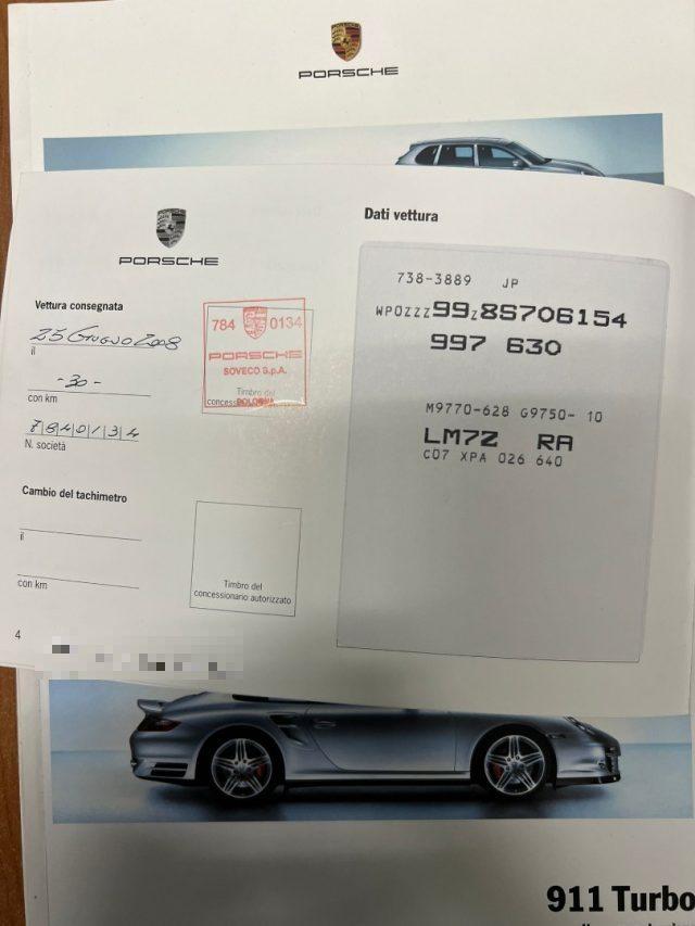 PORSCHE 911 997 Carrera Turbo Cabriolet **Cambio Manuale**