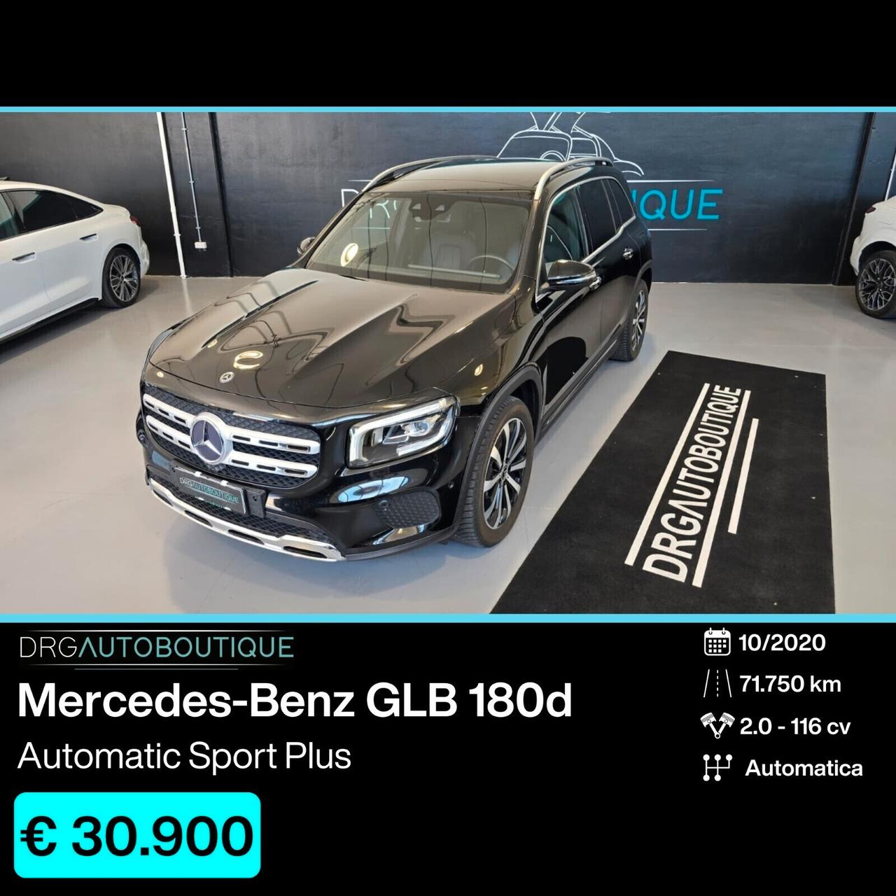 Mercedes-Benz GLB 180 d Automatic Sport Plus TETTO/MULTIBEAM/LUXURY