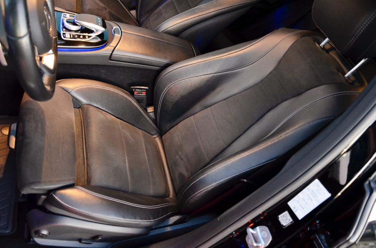 MERCEDES-BENZ E220d PREMIUM AMG 194cv AUTO, SERVICE UFF MERCEDES, UFF ITALIANA, EURO 6C, TOTAL BLACK, FARI FULL LED, RETROCAMERA, PERMUTE