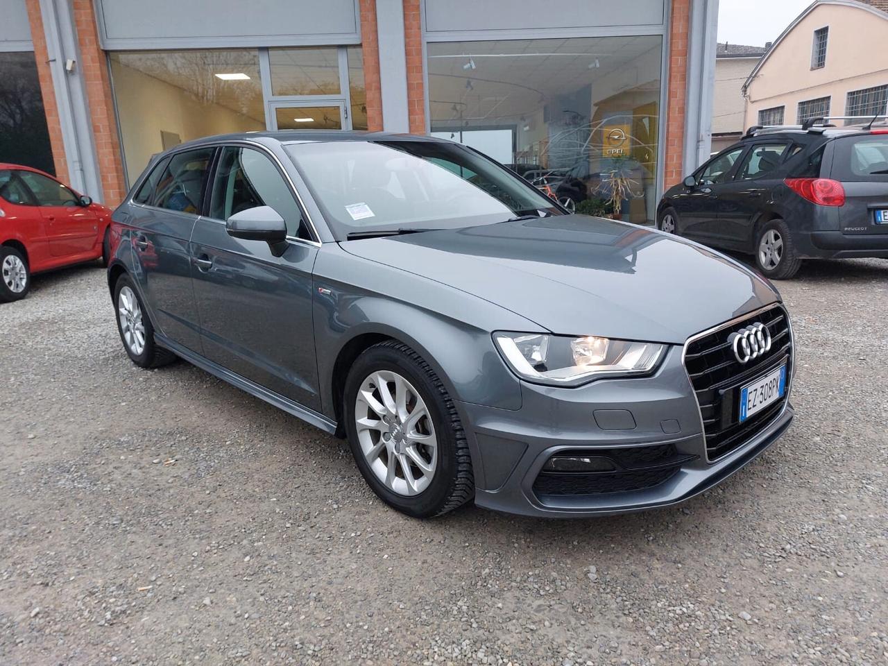 Audi A3 SPB 1.6 TDI ULTRA S-LINE STUPENDA EURO 6B