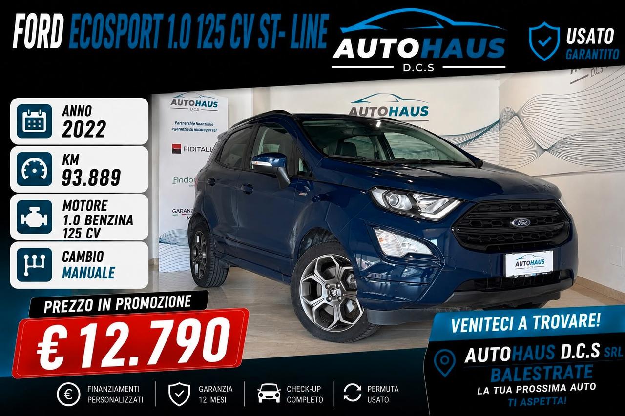 Ford EcoSport 1.0 125 CV ST-Line