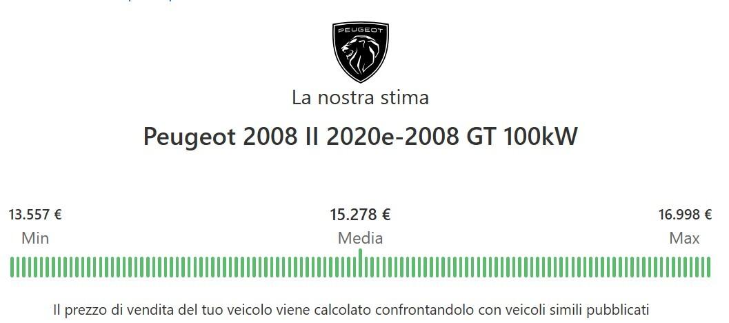 Peugeot 2008 motore elettrico 136 CV GT Line SI NEOPATENTATI