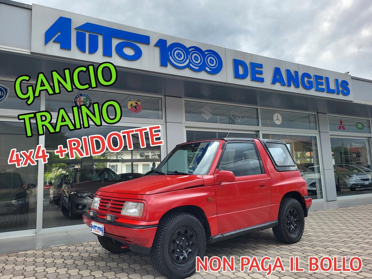 Suzuki Vitara CABRIOLET + HARD TOP 3P 4X4 GANCIO TRAINO