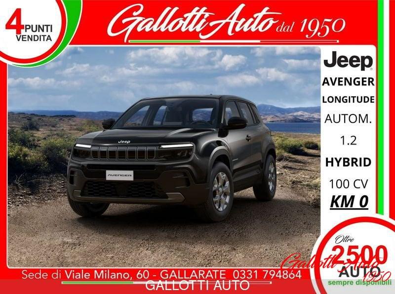 Jeep Avenger 1.2 Turbo 100 CV MHEV Longitude