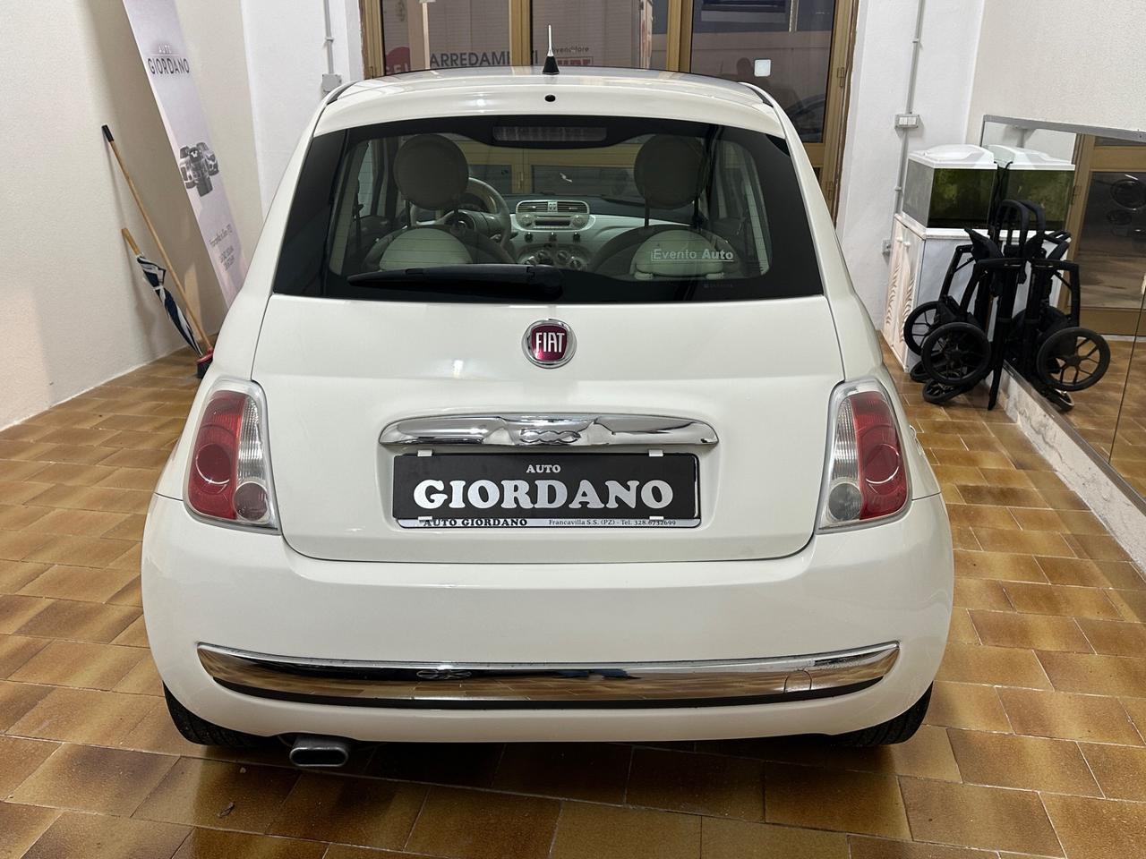 Fiat 500 1.3 Multijet 16V 75 CV Lounge panoramica