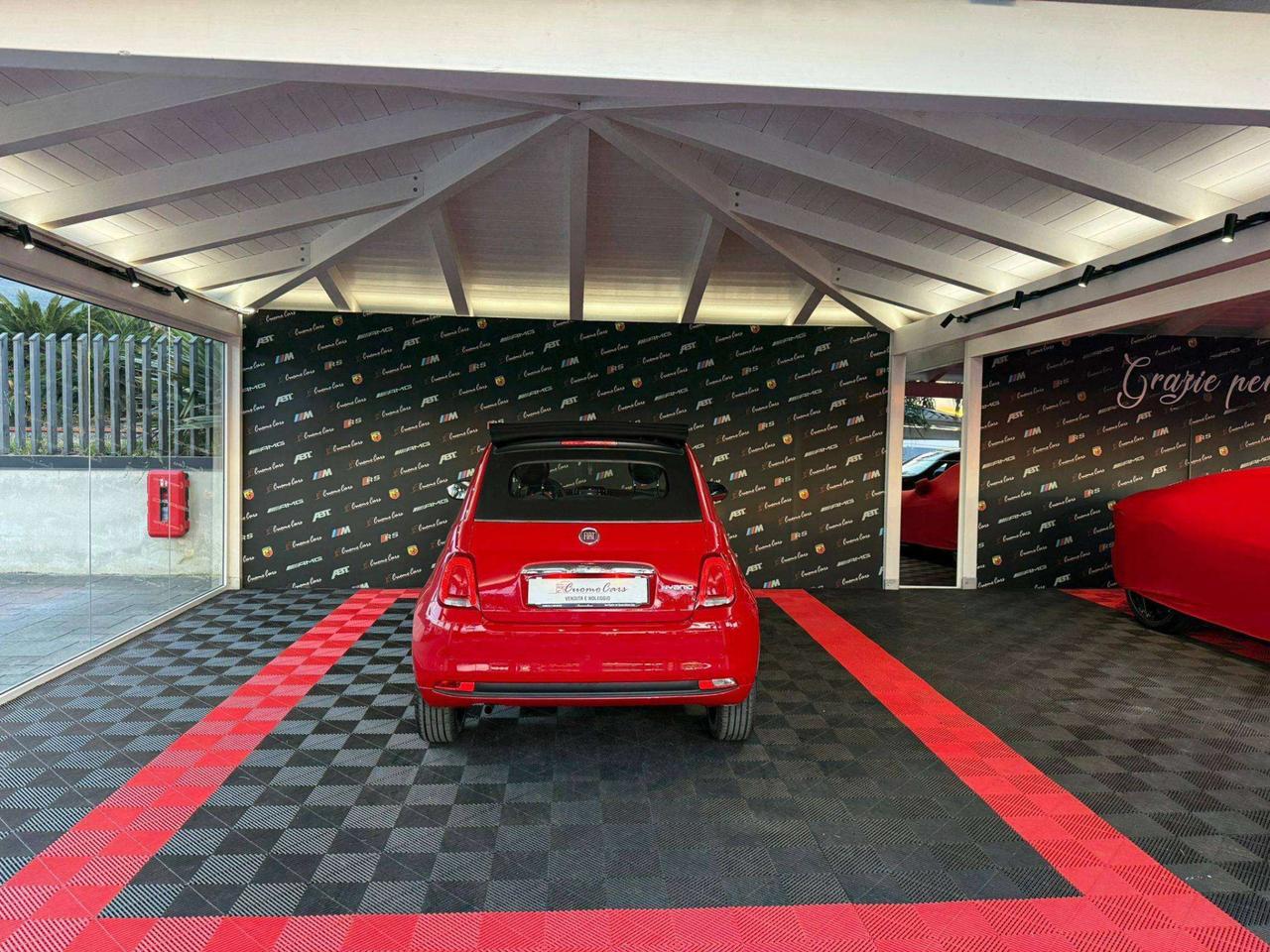 Fiat 500C 1.0 Hybrid Red