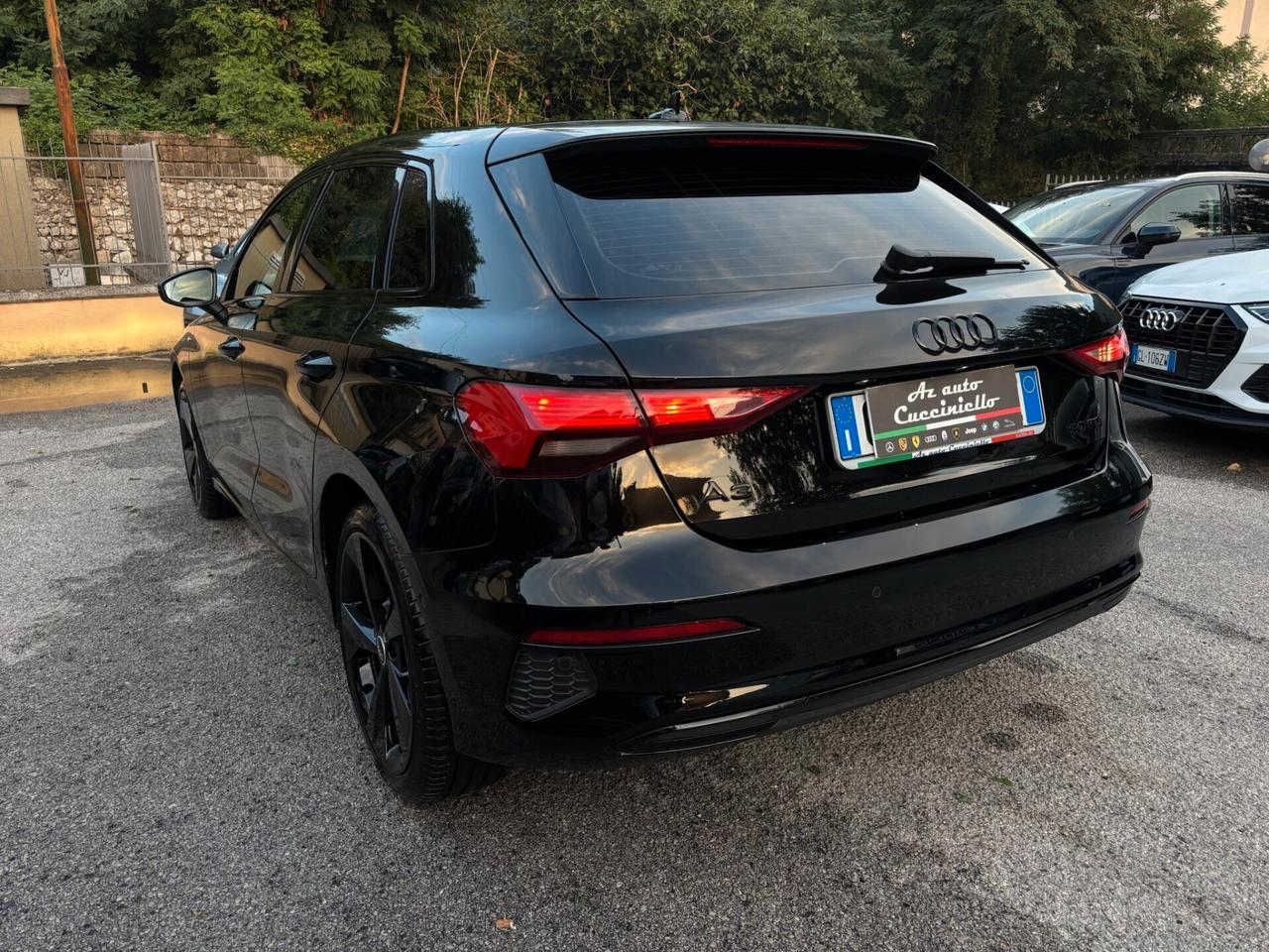 Audi A3 SPB 30 TDI 116 CV - S-LINE - S-TRONIC MY 22 TOTAL BLAK