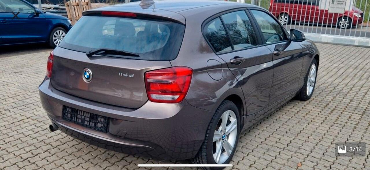 Bmw 114 114d 5p. Sport OK NEOPATENTATI