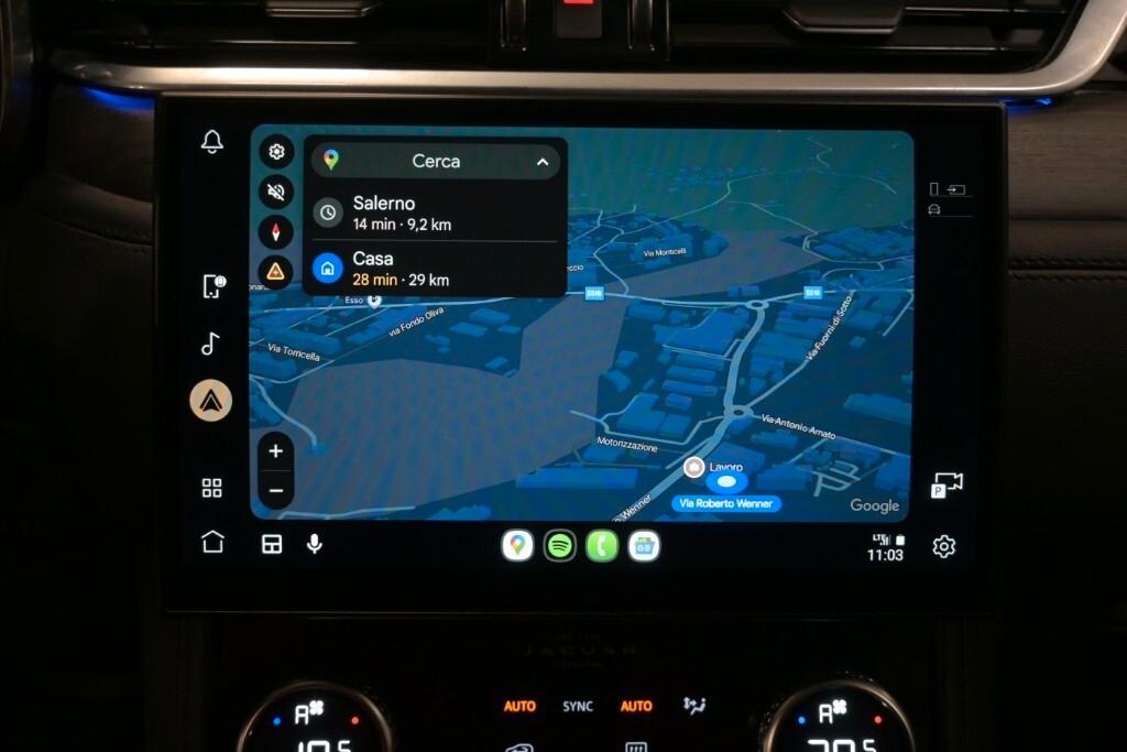 Jaguar F-Pace 2.0D 163CV AWD AUT. ( FARI LED - PELLE - PDC - TELECAMERA 360 - AMBIENT LIGHTS - MIRROR ) IMM. 12/2021