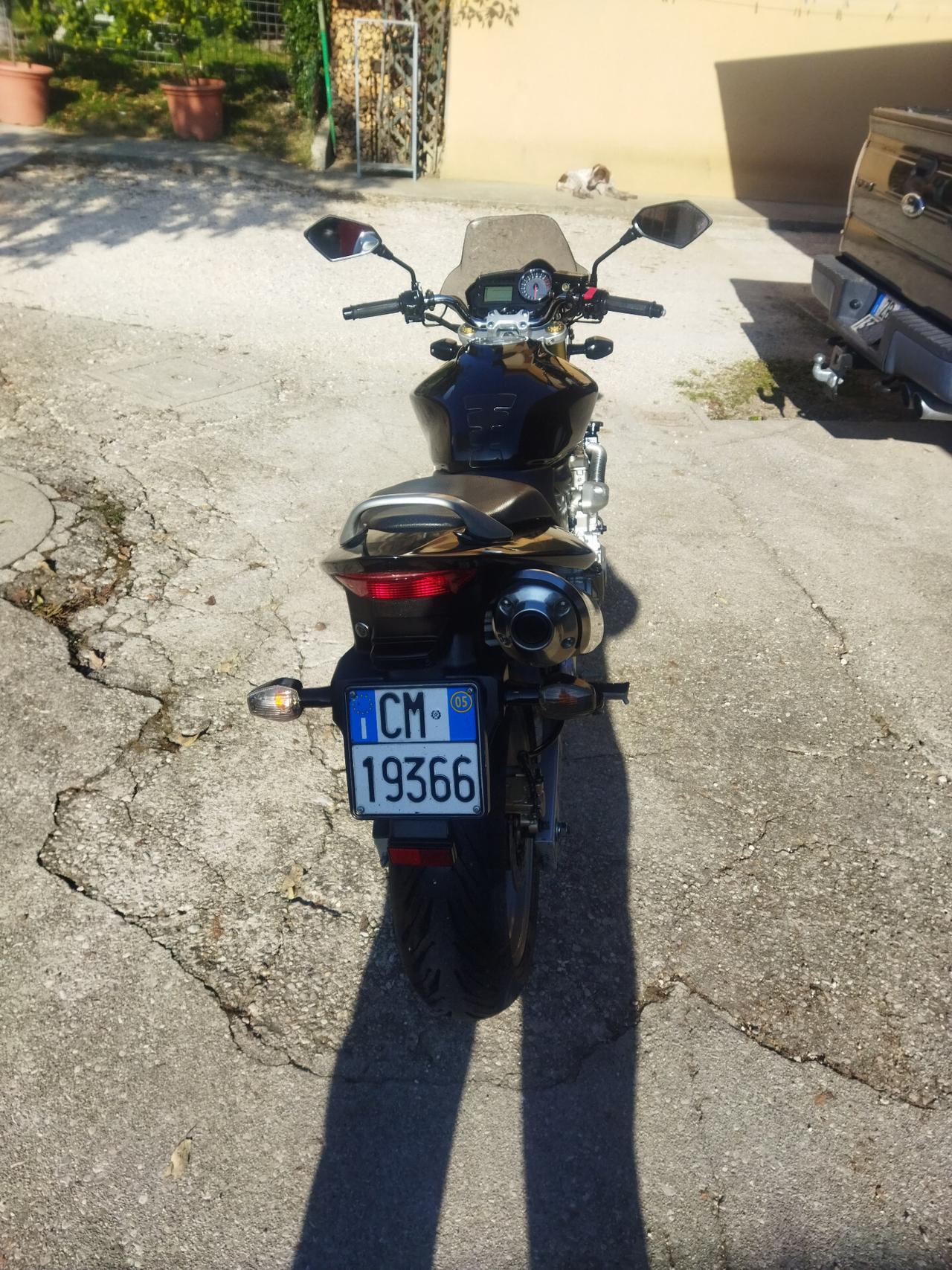 Honda Hornet pronta a viaggiare