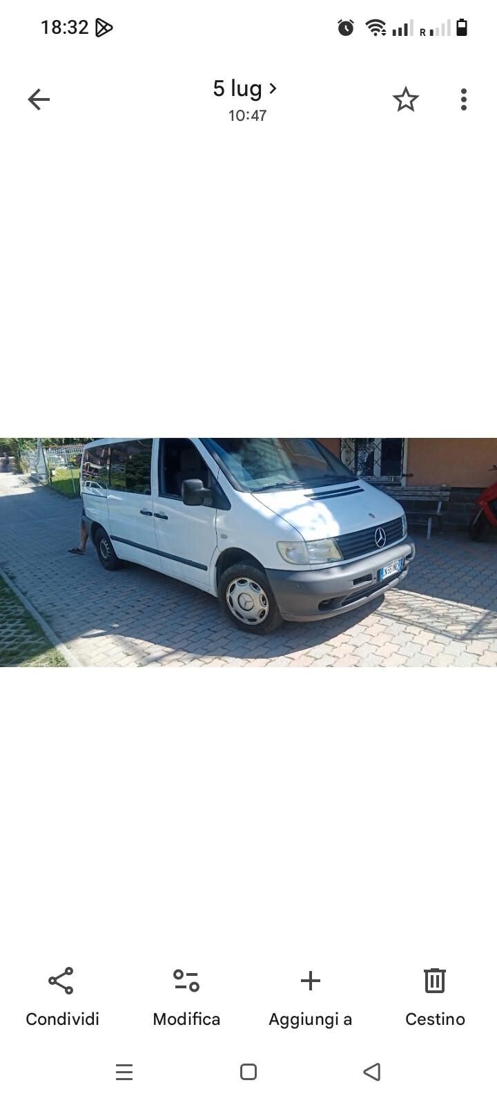 Mercedes vito 5 posti autocarro