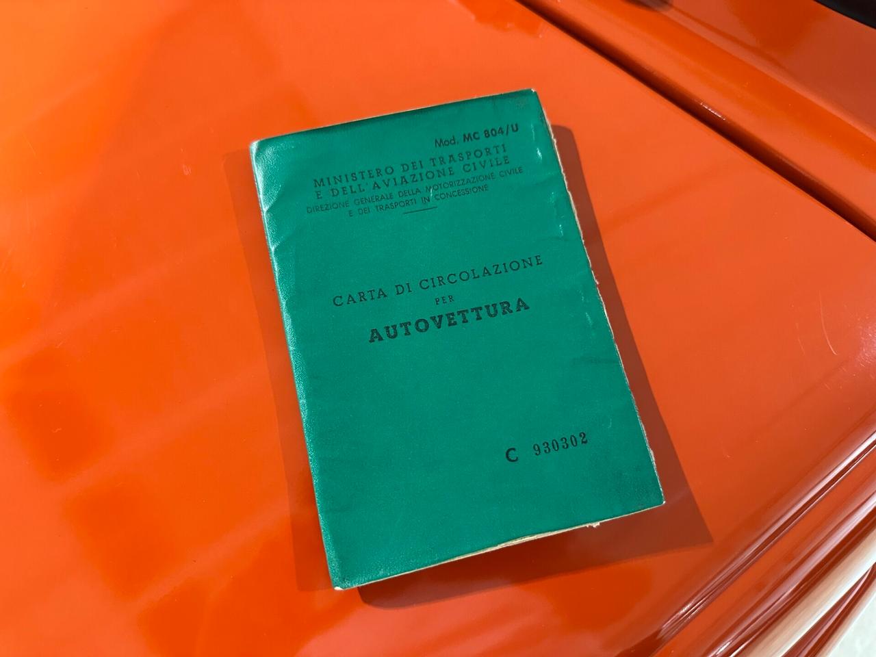 Fiat 500L CABRIO - MOTORE 126 - ROSSO CORALLO - RESTAURATA