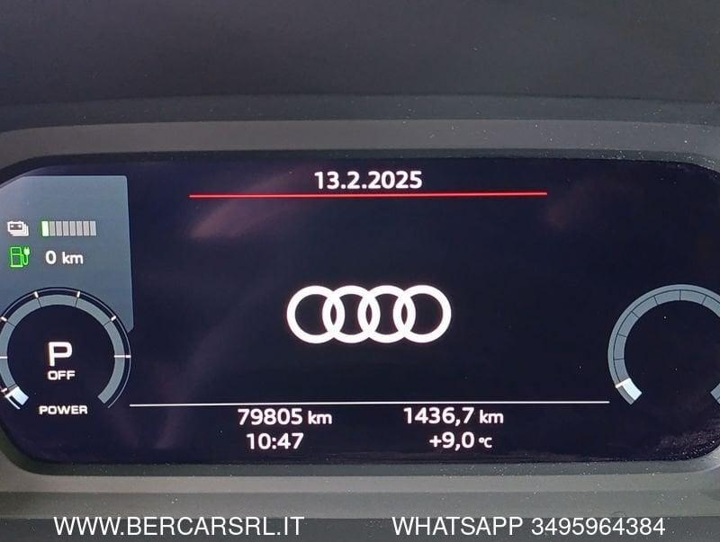 Audi A3 SPB 40 TFSI e S tronic Business Advanced*VIRTUAL COCKPIT*PROIETTORI LED*LUCI AMBIENTE PLUS*