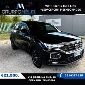 VW T-Roc 1.5 TSI R-LINE *LED*CERCHI18*SENSORI*DSG