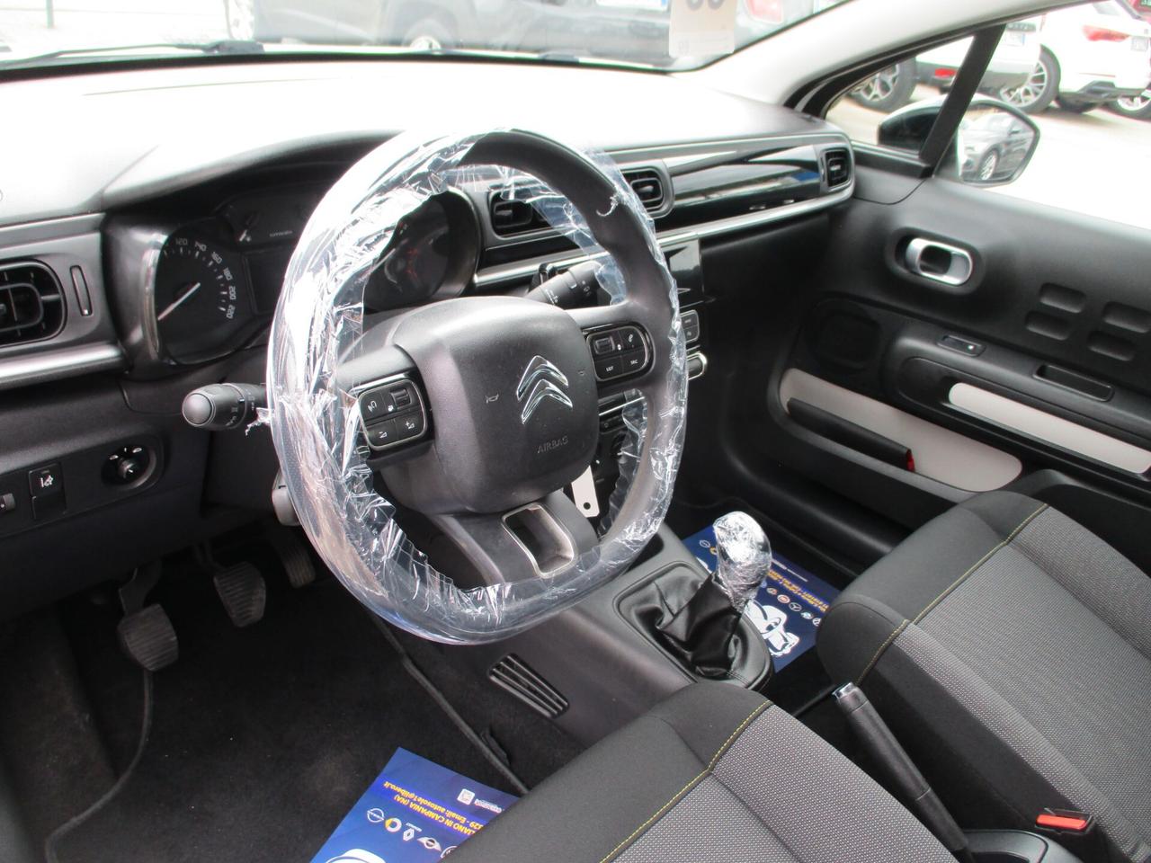 Citroen C3 1.2 PURETECH 68CV E6 LIVE KM CERTIFICATI