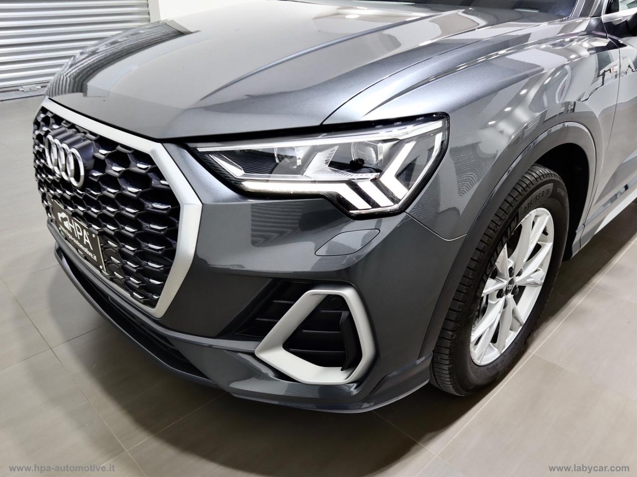 AUDI Q3 SPORTBACK 2.0TDI 200CV S-tronic S-LINE NAVI MATRIX LED PELLE QUATTRO RETROCAMERA