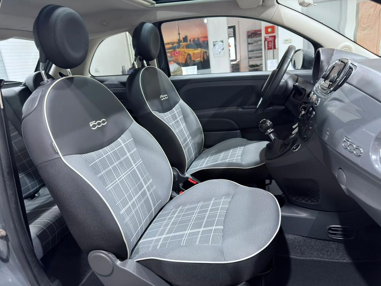 FIAT 500 1.2 69CV TETTO PANORAMICO - NEOPATENTATI