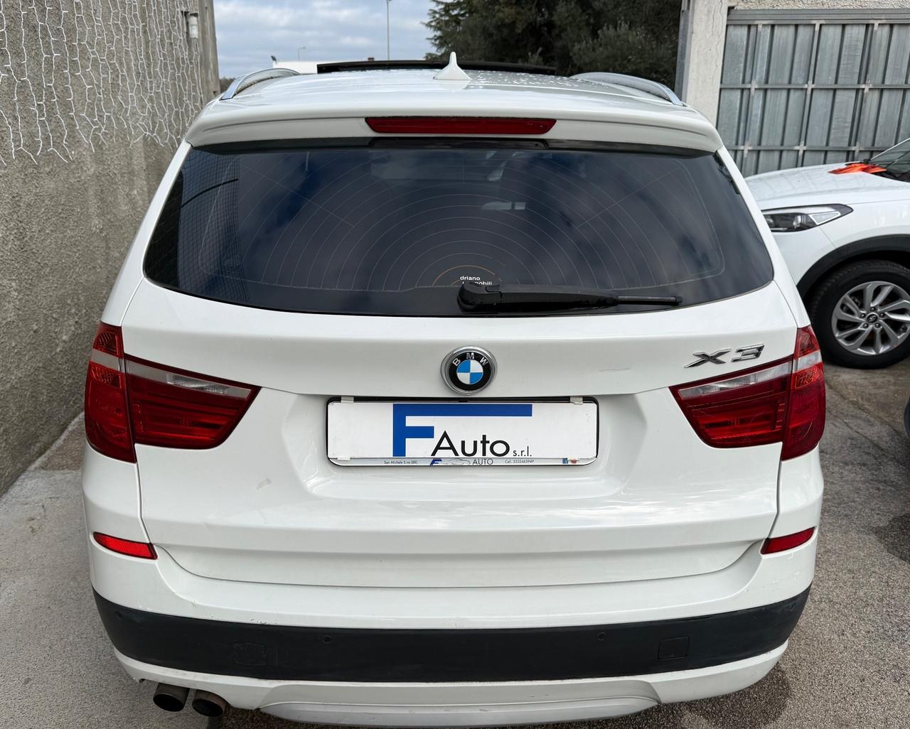 Bmw X3 xDrive 30d,TETTO PANORAMICO APRIBILE,pelle Bordeaux,Xeno+Led,Bluetooth,ecc.