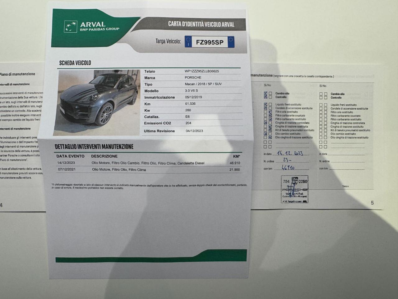 PORSCHE Macan 3.0 S Scarico-Telecamera-Black pack-21''