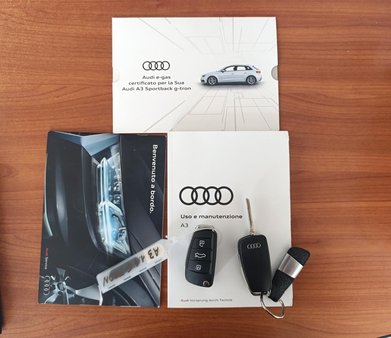 Audi A3 SPB 1.4 TFSI S-Tronic g-tron Sport - Uniproprietario - Tagliandi Audi