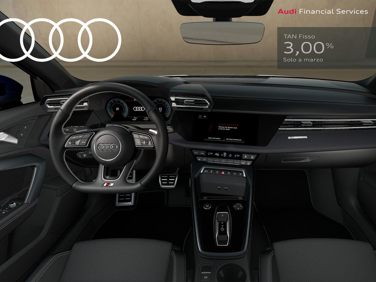 Audi A3 sportback 1.5 tfsi mhev s line edition 150cv s-tronic