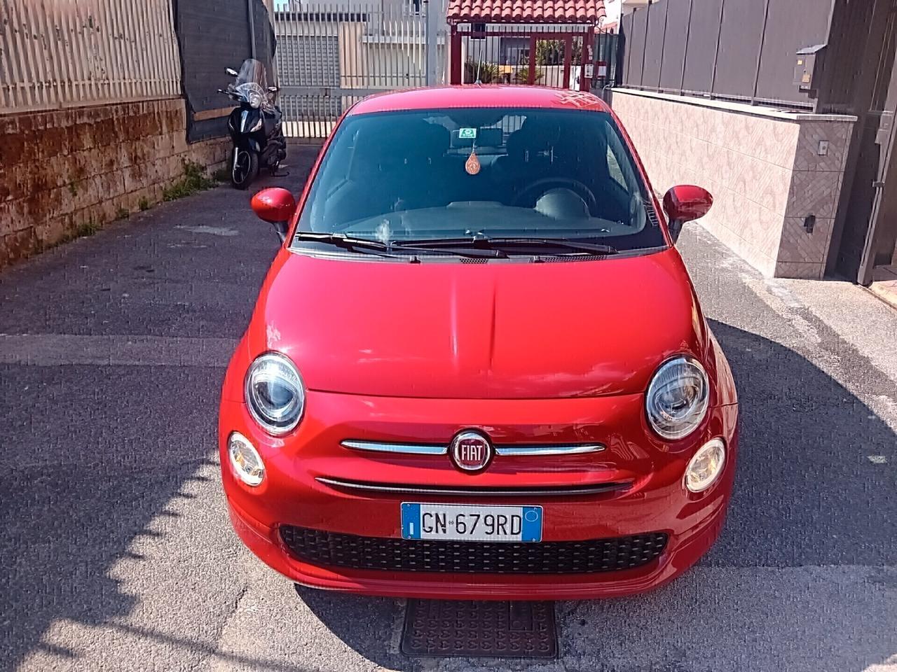 Fiat 500 1.0 Hybrid Red