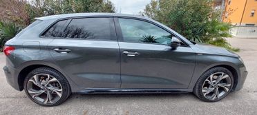 A3 SPB 4.0 TSI S-LINE AUTOMATICA ELETTRICA IBRIDA BENZINA 150 CV NAVI LEGA COCKPIT VIRTUAL