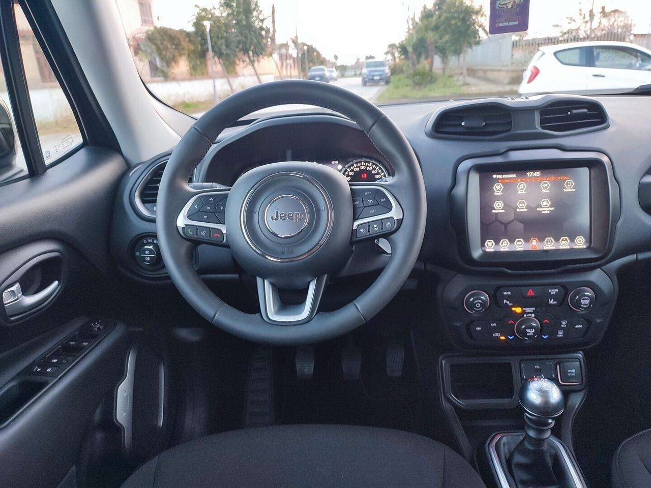 Jeep Renegade LIMITED 1.6 MJET 130 CV TELECAMERA SCHERMO GRANDE DA VETRINA