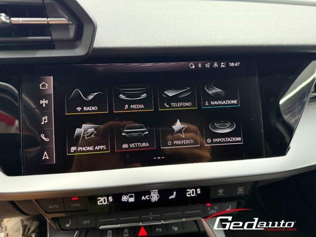 AUDI A3 SPB 30 TFSI SPORTBACK S tronic black edition NAVI