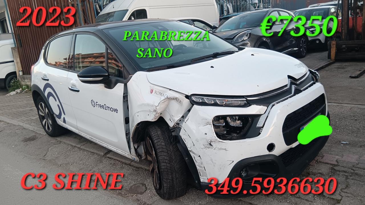 Citroen C3 SHINE INCIDENTATA SINISTRATA MONDIALCARS 023