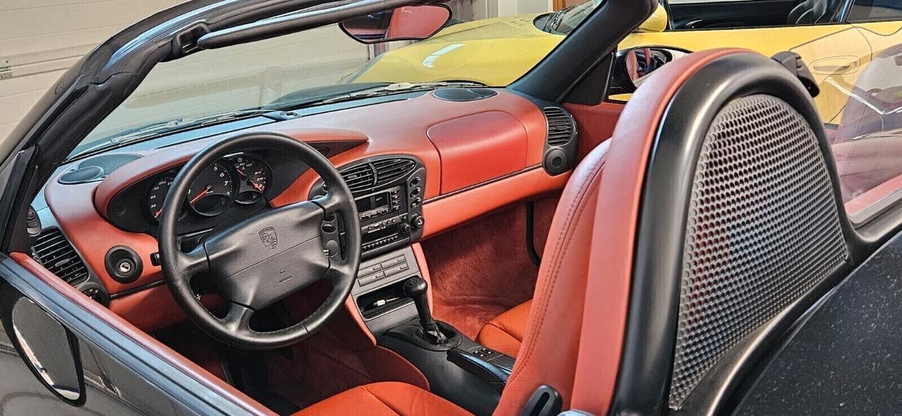 Porsche Boxster 2.5i 24v Manuale, Pelle Totale Rossa