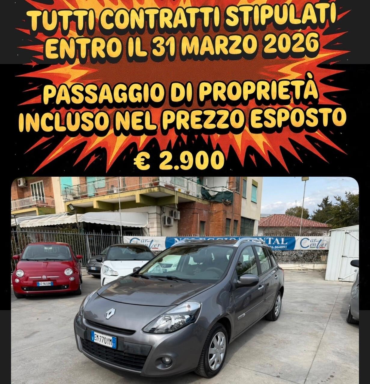 CLIO 1.2 BENZ. 2012 75CV-OK NEOPAT.-ECONOMICA