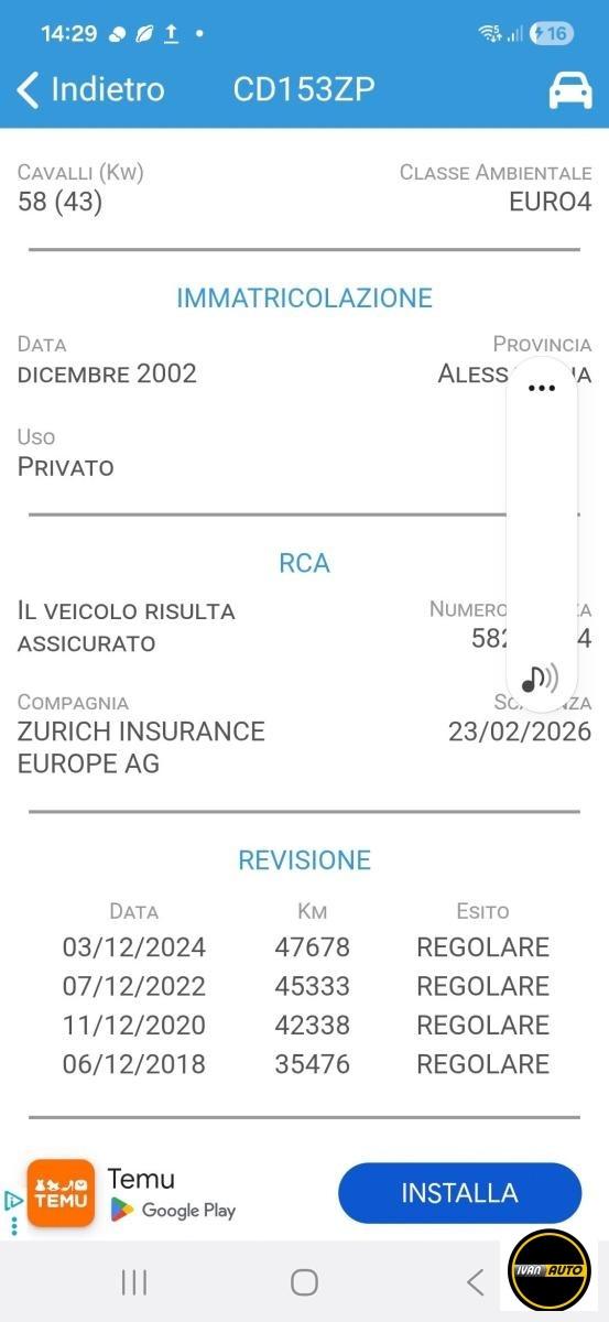 OPEL Agila 1.0 Benzina-49.000 Km-Neopatentati