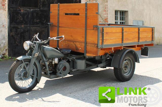 MOTO GUZZI Ercole Motocarro 3 ruote con cassone in legno